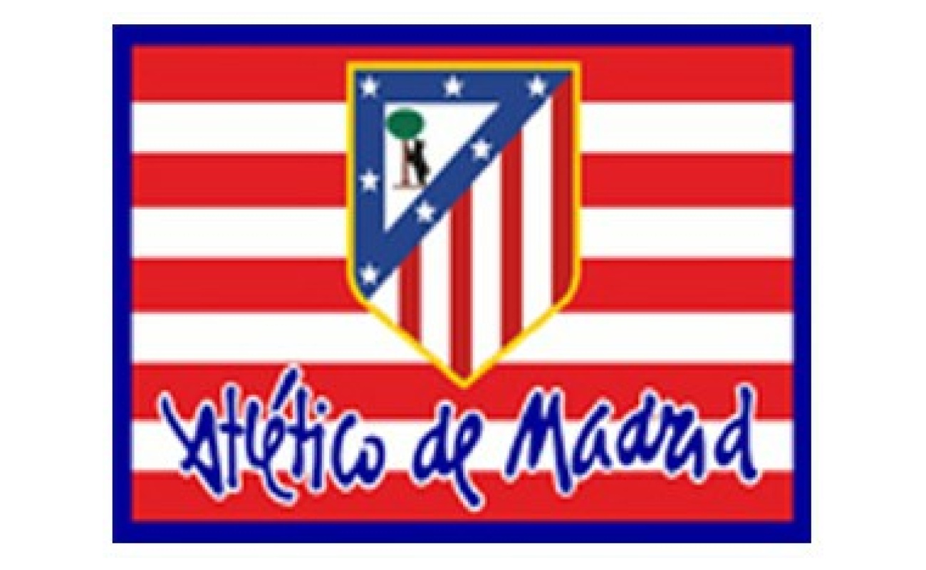 Bandera oficial Atlético de Madrid Rojiblanca