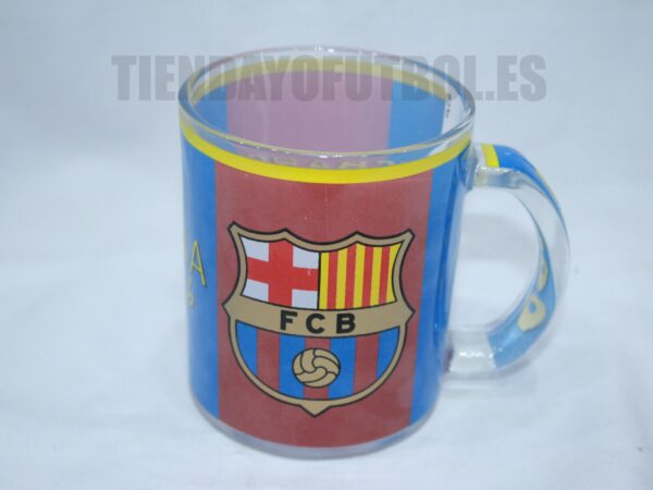 Taza oficial vidrio FC Barcelona