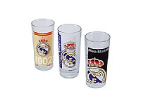 Vaso tubo Real Madrid CF.