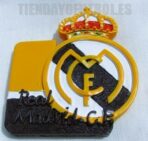 Imán escudo Real Madrid Negro naranja