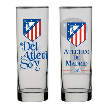 Vaso tubo oficial Atlético de Madrid UNIDAD