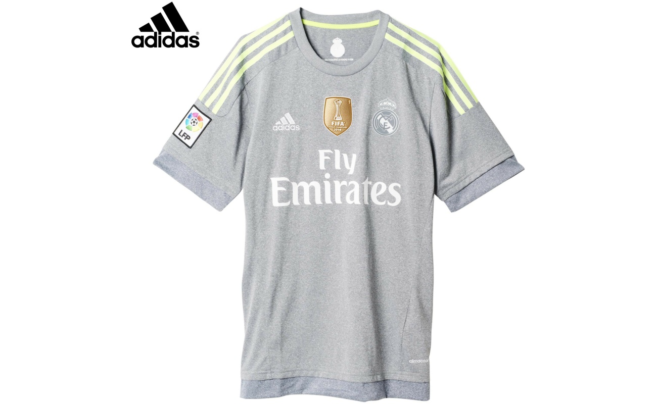 Camiseta 2ª 205/16 Real Madrid CF. Adidas