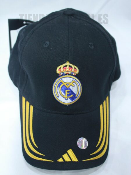 Gorra Negra Real Madrid CF. Adidas