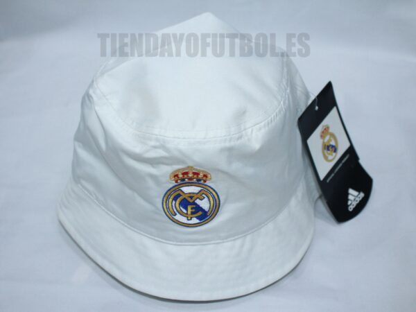 Gorro Playero Real Madrid CF. Blanco Adidas