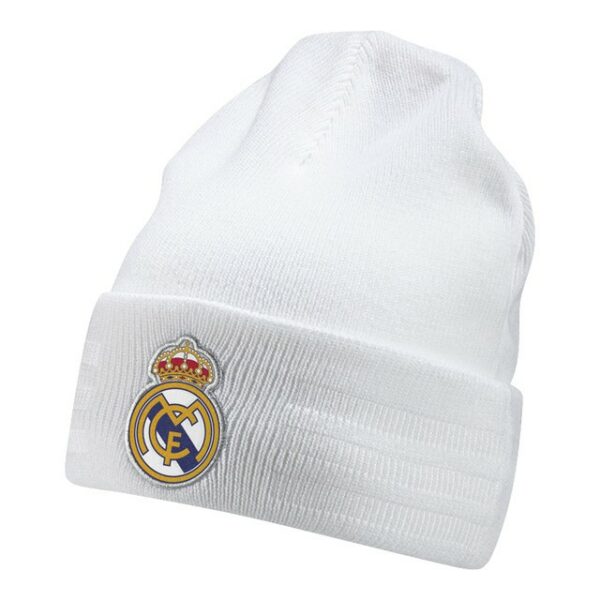 Gorro Lana blanco Real Madrid Adidas