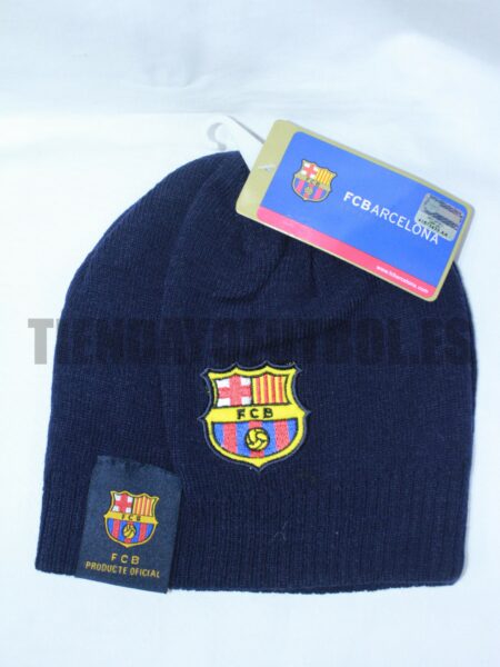 Gorro oficial Lana azul FC Barcelona