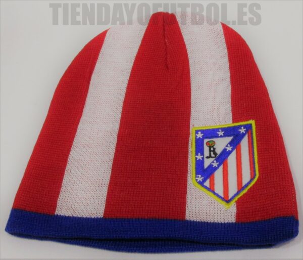 Gorro rayado Atlético de Madrid