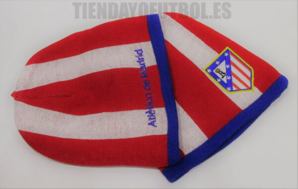 Gorro rayado Atlético de Madrid