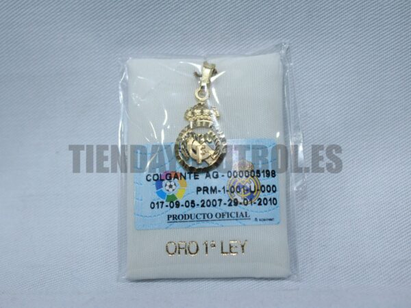 Colgante Oro Real Madrid CF escudo