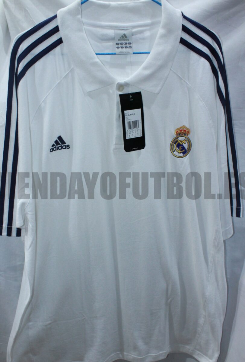 Polo blanco adulto Real Madrid Adidas