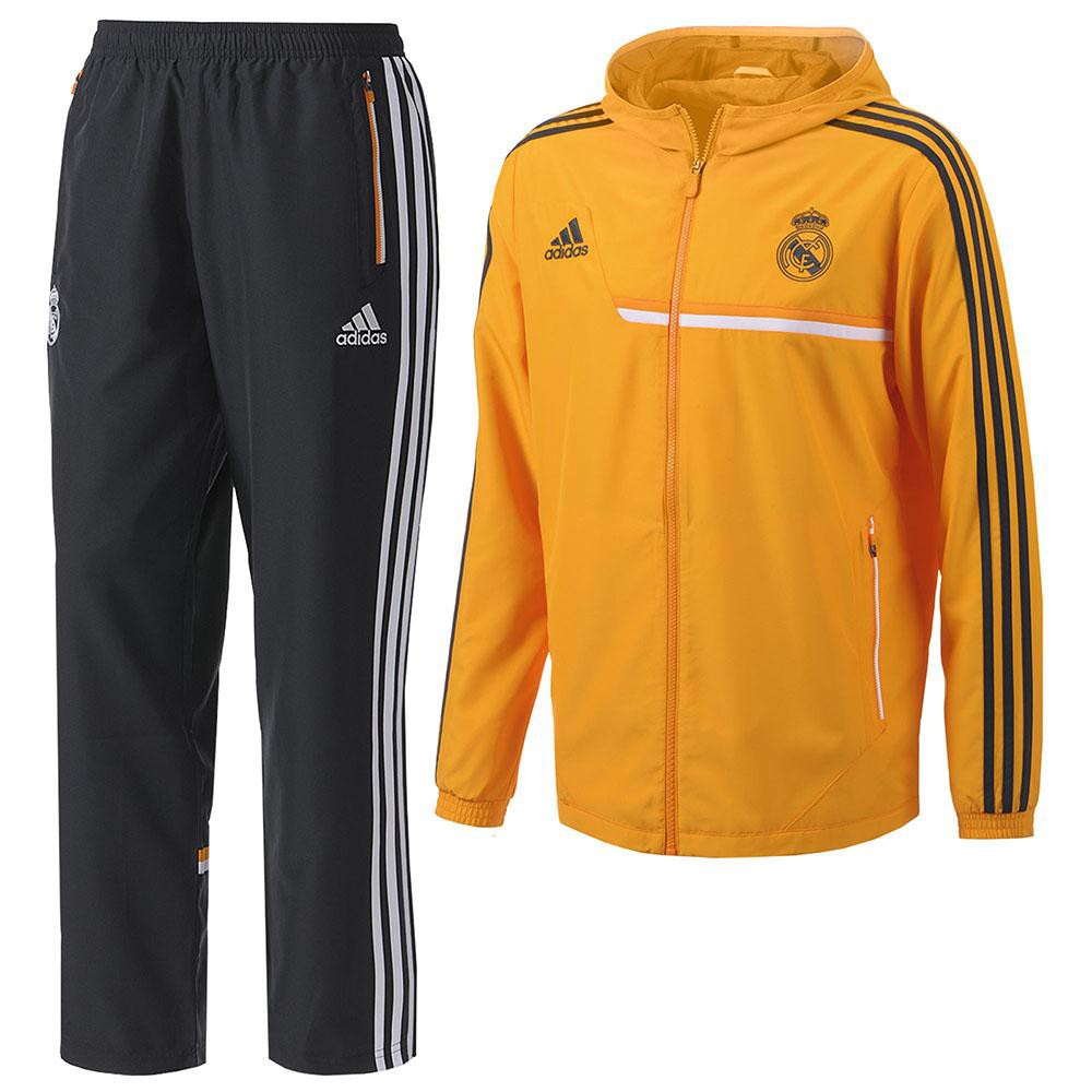 Chándal oficial Real Madrid CF Adidas Naranja - Tienda Yo Futbol