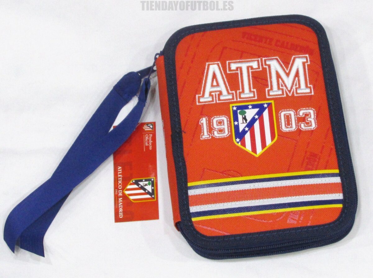 Estuche /plumier con material Escolar Atlético de Madrid