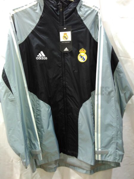 Chubasquero gris Real Madrid CF Adidas