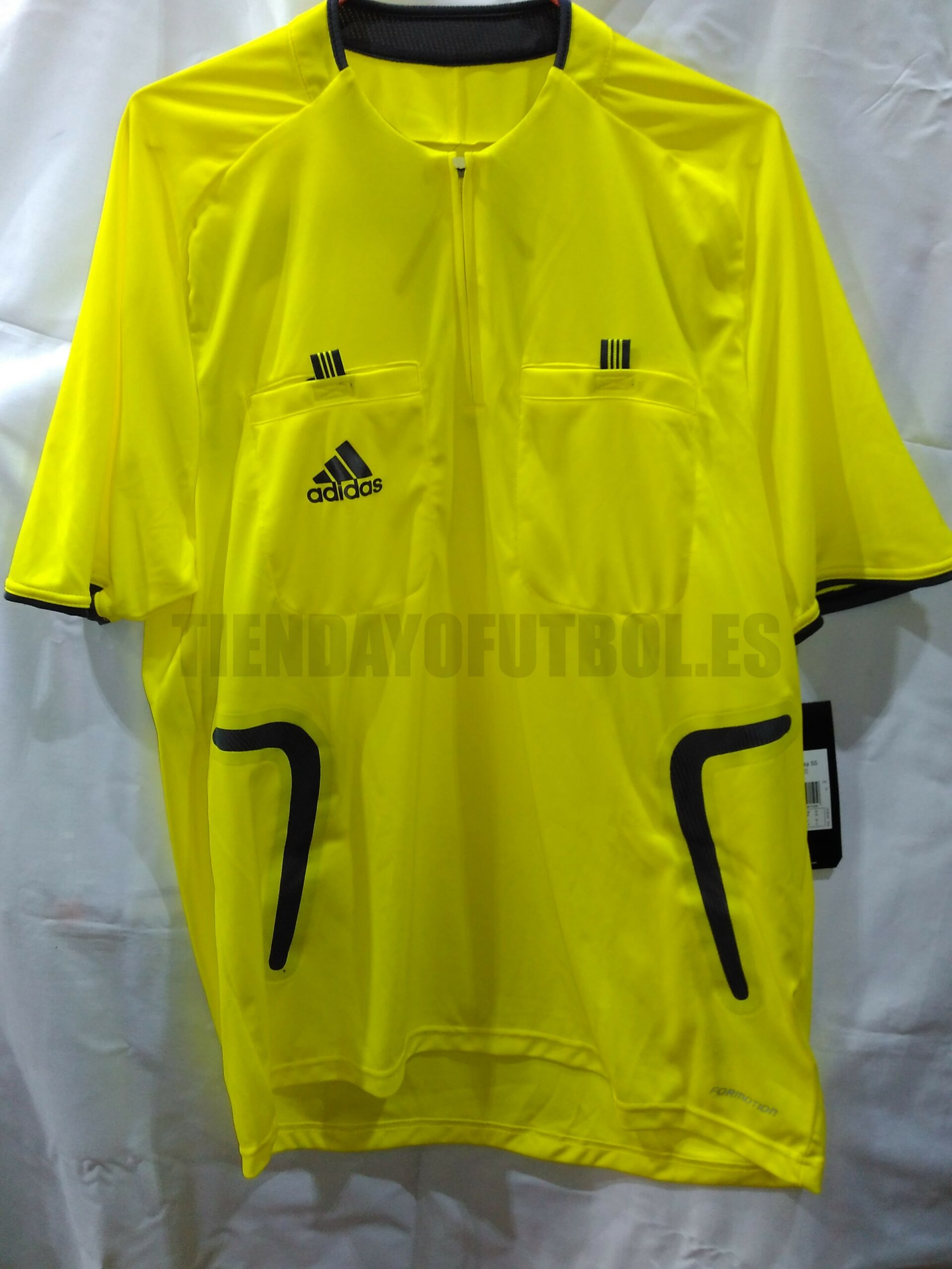 Colapso Normal Azul Camiseta oficial Arbitro Amarilla Adidas - Tienda Yo Futbol