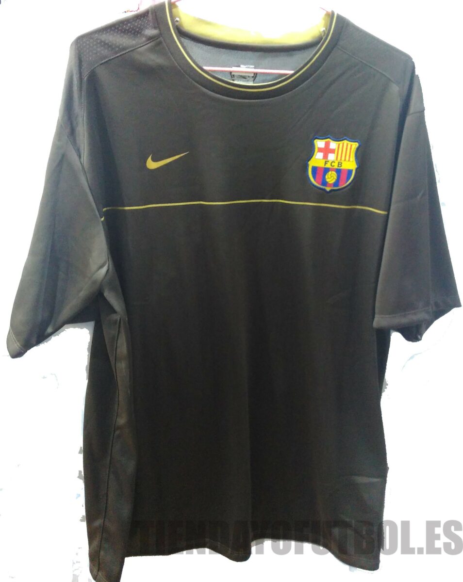 Camiseta Entrenamiento. FC Barcelona Nike marrón