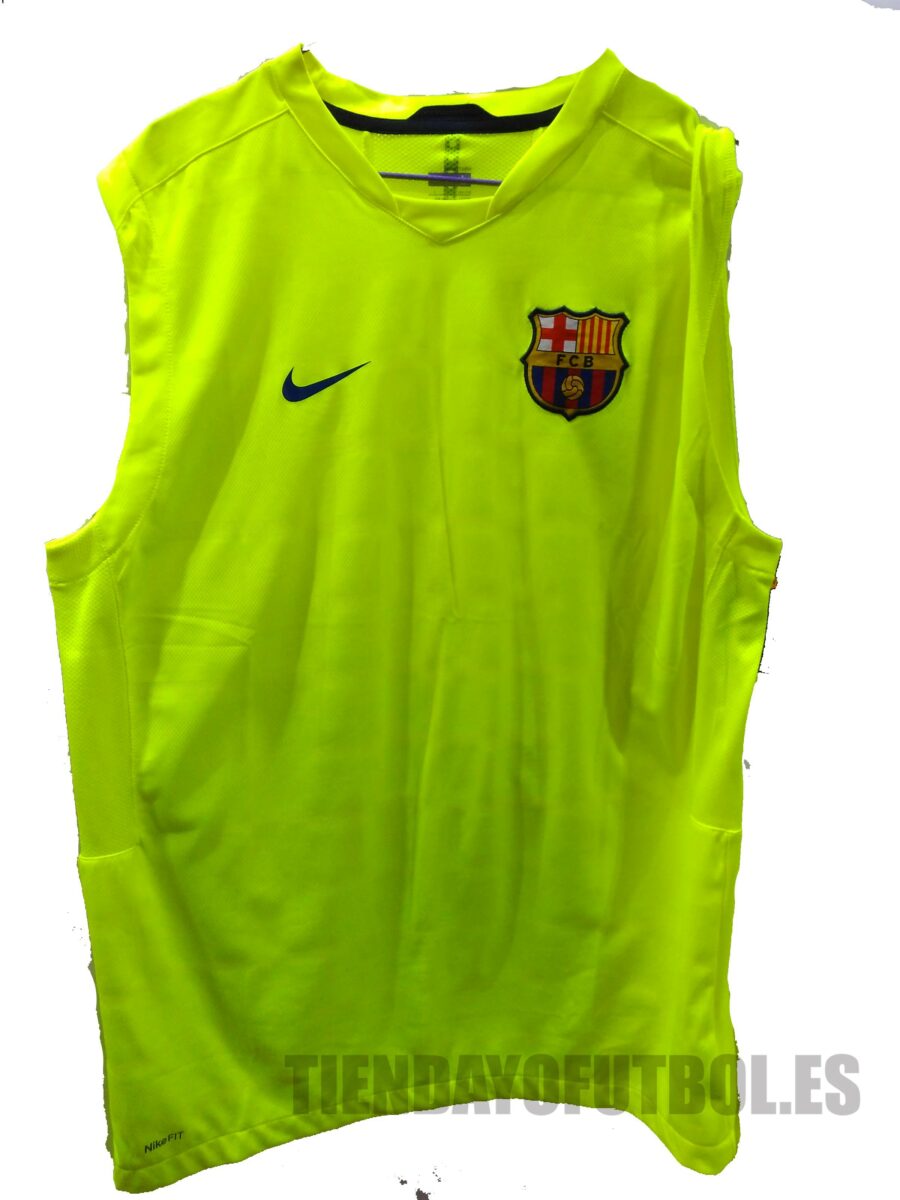 Camiseta Entrenamiento amarilla FC Barcelona Nike