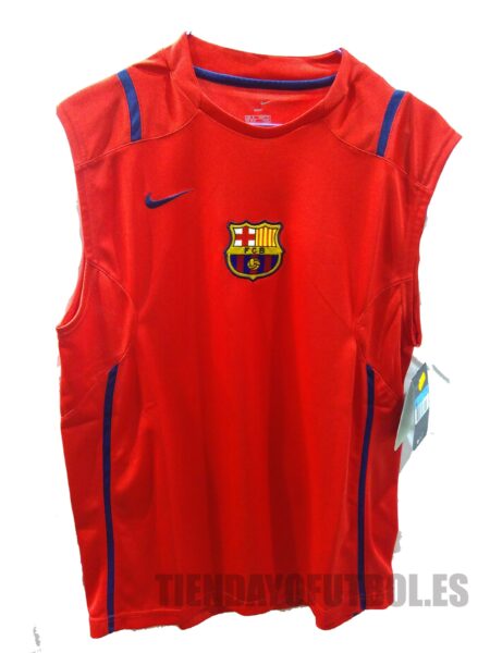 Camiseta Entrenamiento sin manga FC Barcelona Nike roja