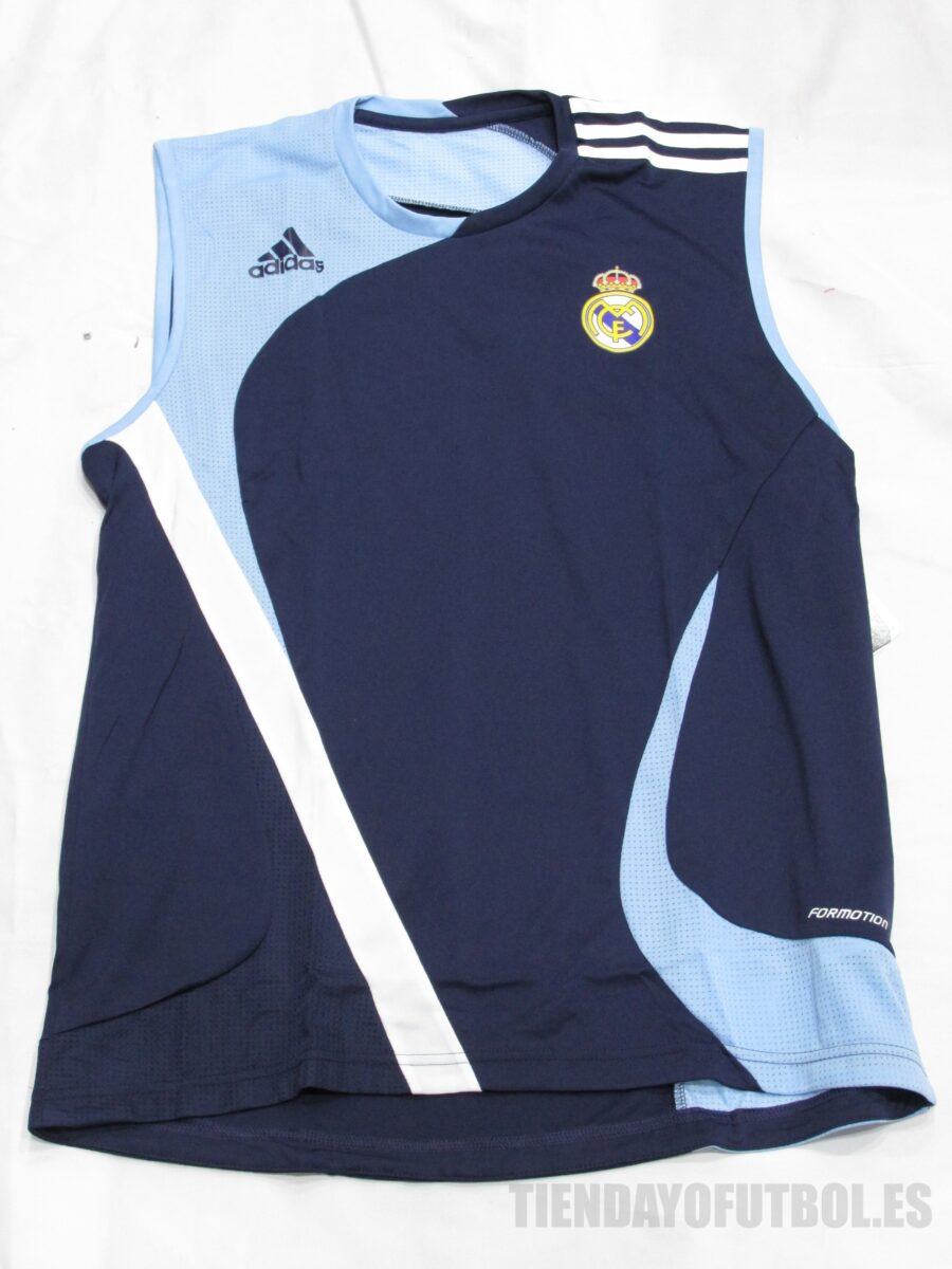 Camiseta Entrenamiento. sin manga Real Madrid CF Adidas azul