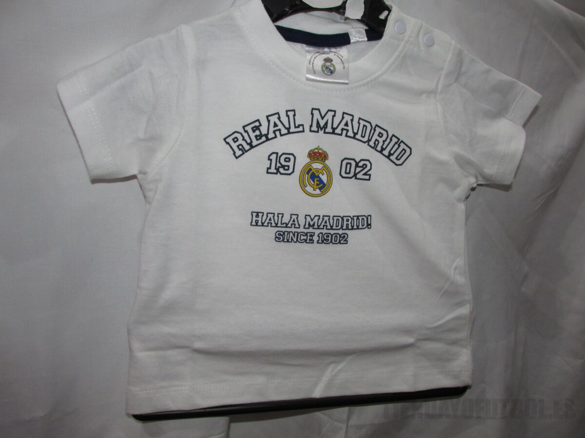 Camiseta Algodón bebe Real Madrid CF