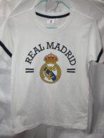 Camiseta Algodón blanca Jr. Real Madrid CF