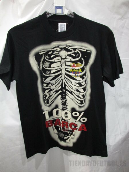 Camiseta Algodón negra FC Barcelona