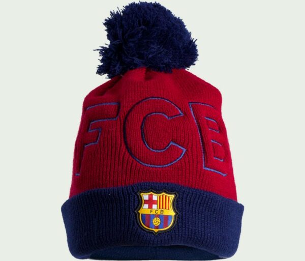 Gorro Lana POMPON FC BARCELONA