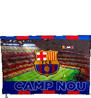 Bandera oficial FC Barcelona "Camp Nou"