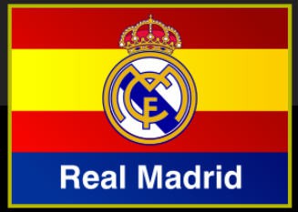 Bandera Oficial Real Madrid CF España - Tienda Yo Futbol