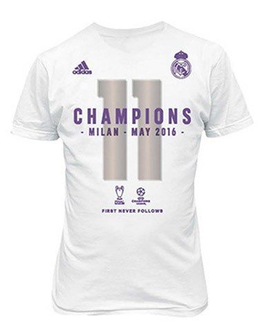 Camiseta oficial Jr. algodón Real Madrid UNDECIMA Adidas