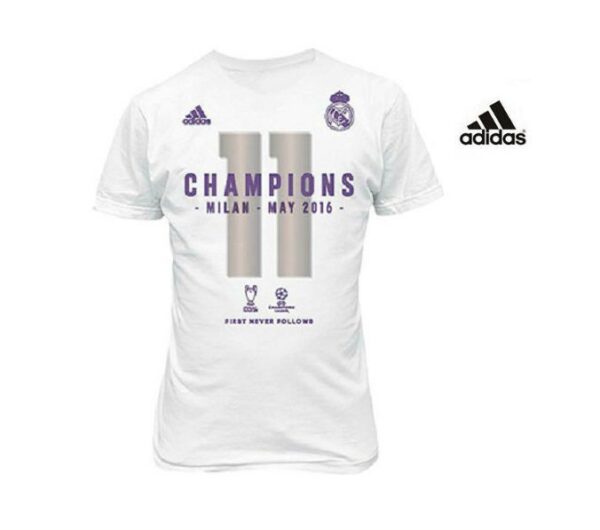 Camiseta oficial Jr. algodón Real Madrid UNDECIMA Adidas