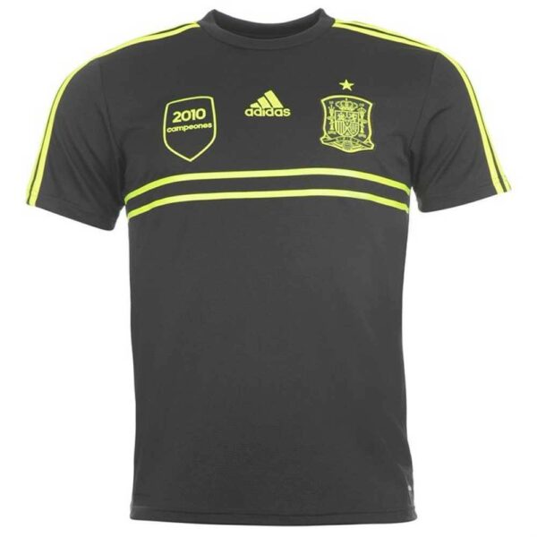 Camiseta oficial negra económica Selección España Adidas