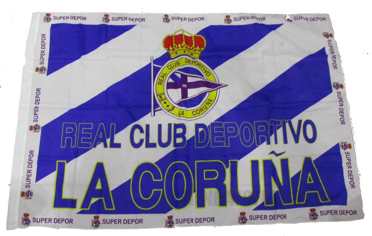 Bandera Real Club Deportivo de la Coruña