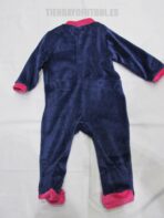 Pelele-pijama bebe FC Barcelona azul oscuro