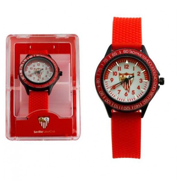 Reloj Sevilla CF. Correa roja