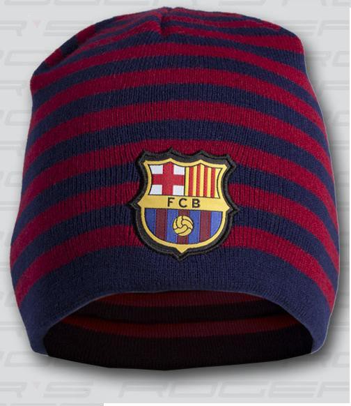 Gorro Lana Rayas azul y grana FC Barcelona