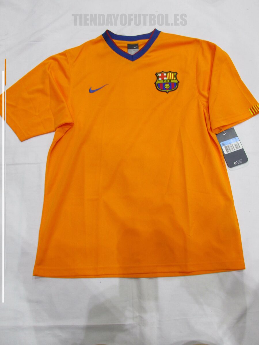 Camiseta 2ª FC Barcelona Economica naranja Nike