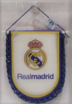 Banderín pequeño Blanco Real Madrid CF