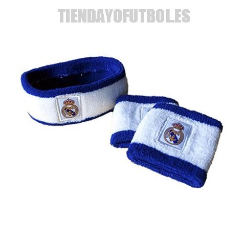 Muñequeras y diadema Real Madrid CF