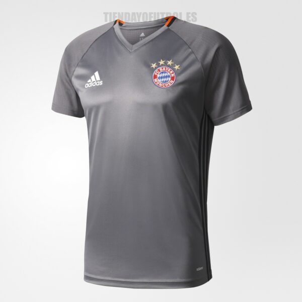 Camiseta Bayern Munchen 2016/17 Entrena. gris Adidas