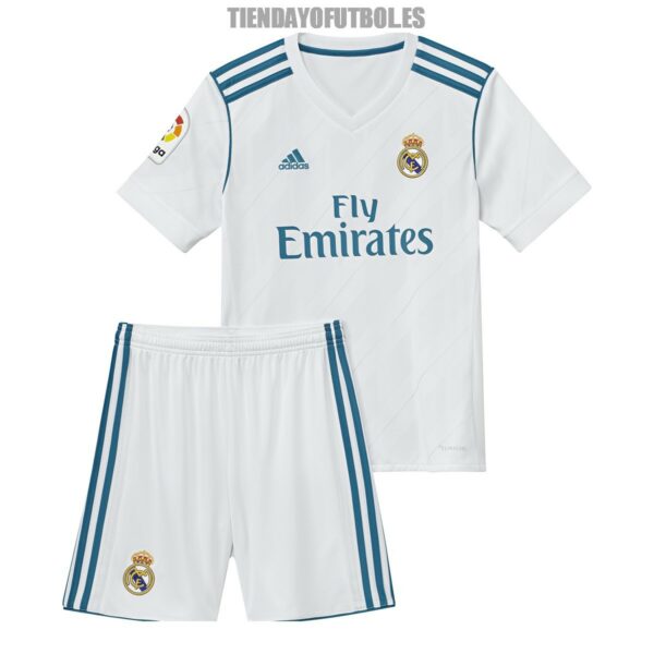 Mini Kit 1ª 2017/18 Real Madrid CF Adidas