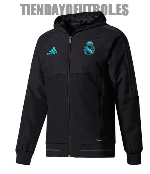 Sudadera negra Real Madrid CF Adidas