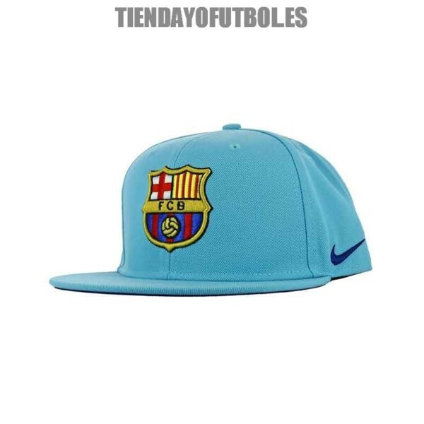 Gorra plana FC Barcelona azul claro Nike