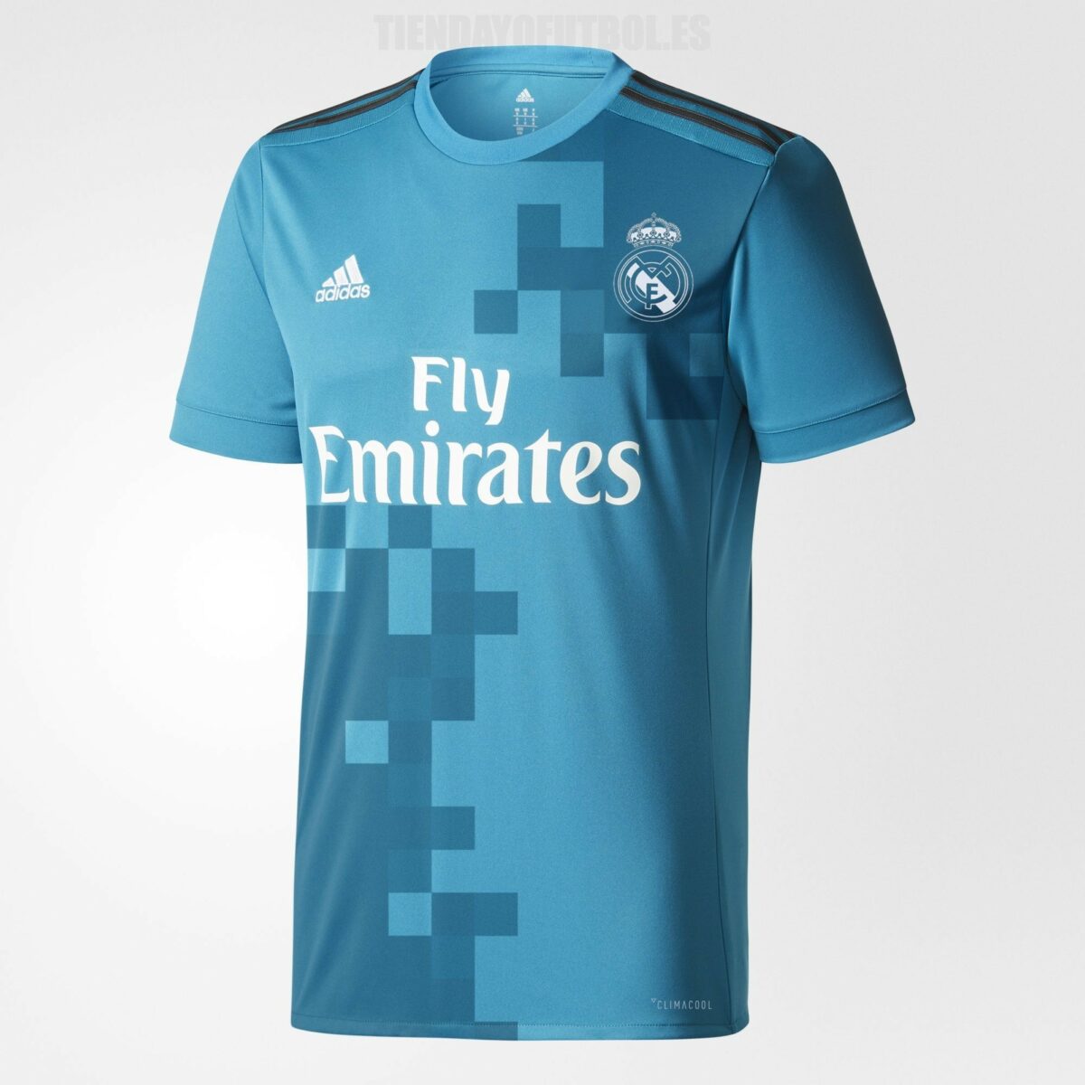 Camiseta 3ª Oficial Real Madrid CF 2017/18 adidas .