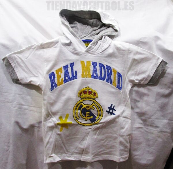 Camiseta Algodón blanca Jr. Real Madrid CF