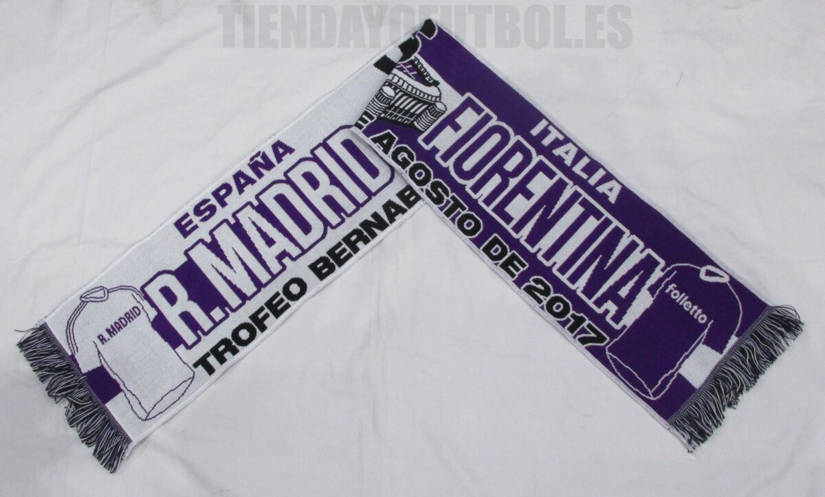 Bufanda Real Madrid- Fiorentina