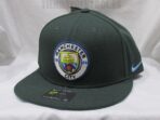 Gorra plana verde Manchester City CF Nike