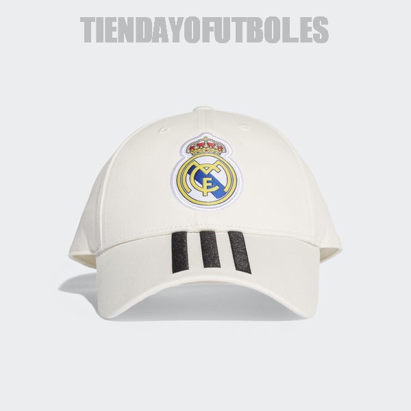 Gorra oficial blanca Real Madrid CF. Adidas