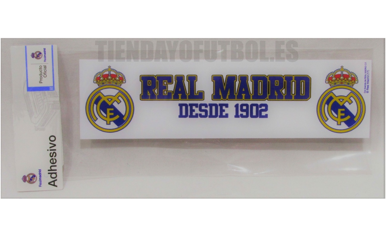 Pegatinas / adhesivo oficial Real Madrid - Tienda Yo Futbol