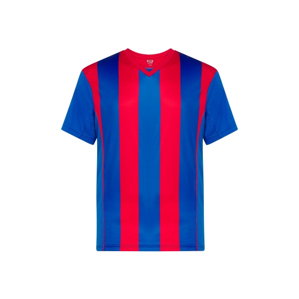 Camiseta Futbol "PREMIER" azul y grana