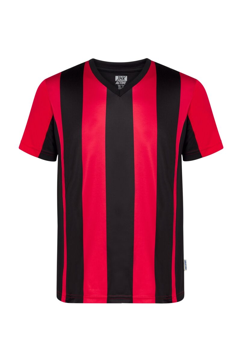 Camiseta Futbol "PREMIER" roja y negra